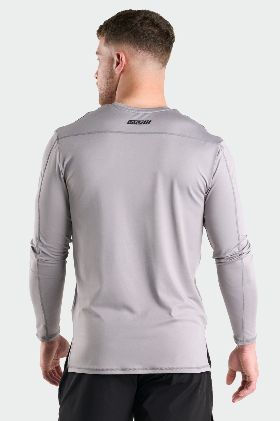 Back View of Zinc Train Infi Dry Long Sleeve