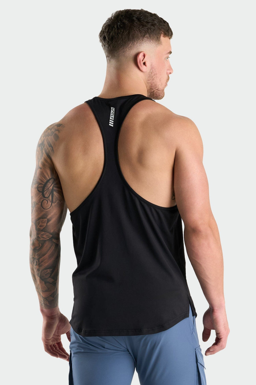 Back View of Black Train Infi Dry Stringer