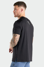 Back View of Black Train Infi Dry Swole Tee