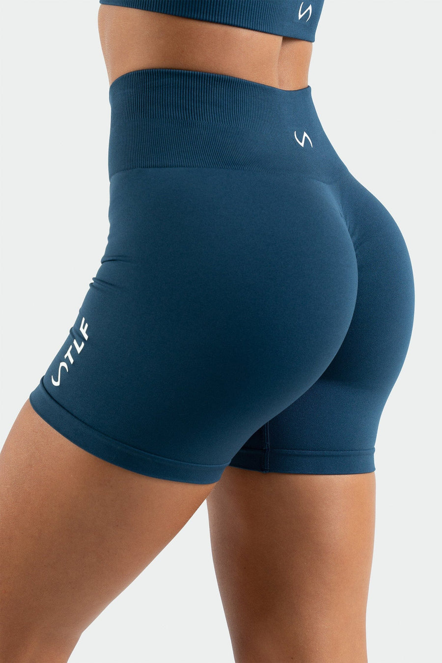 TLF Cosmic Seamless Scrunch Butt Shorts - Blue - 2