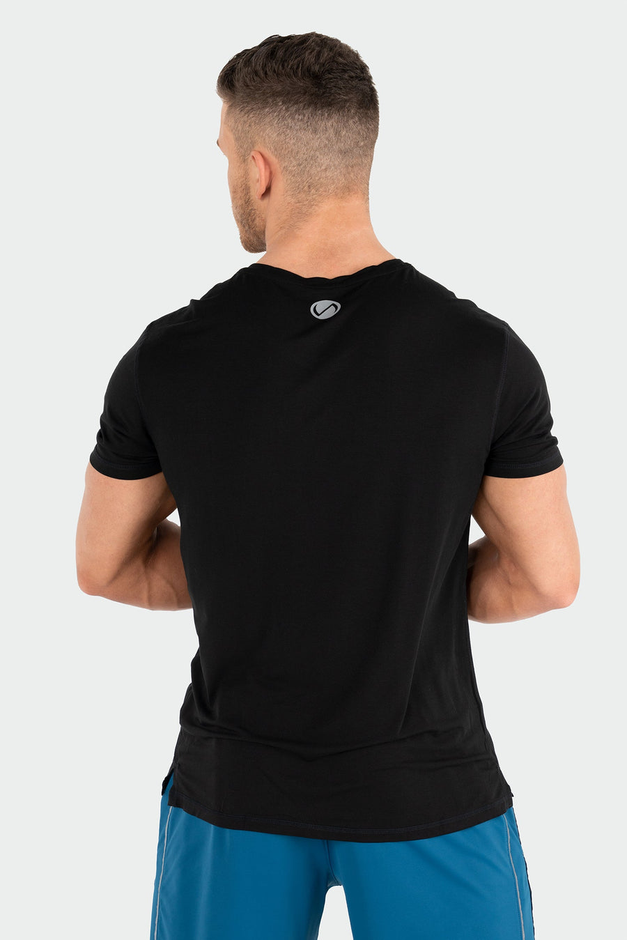 TLF Focus Performance Bamboo V-Neck - Men short sleeves- Black - 2