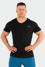 TLF Focus Performance Bamboo V-Neck - Men short sleeves- Black - 5