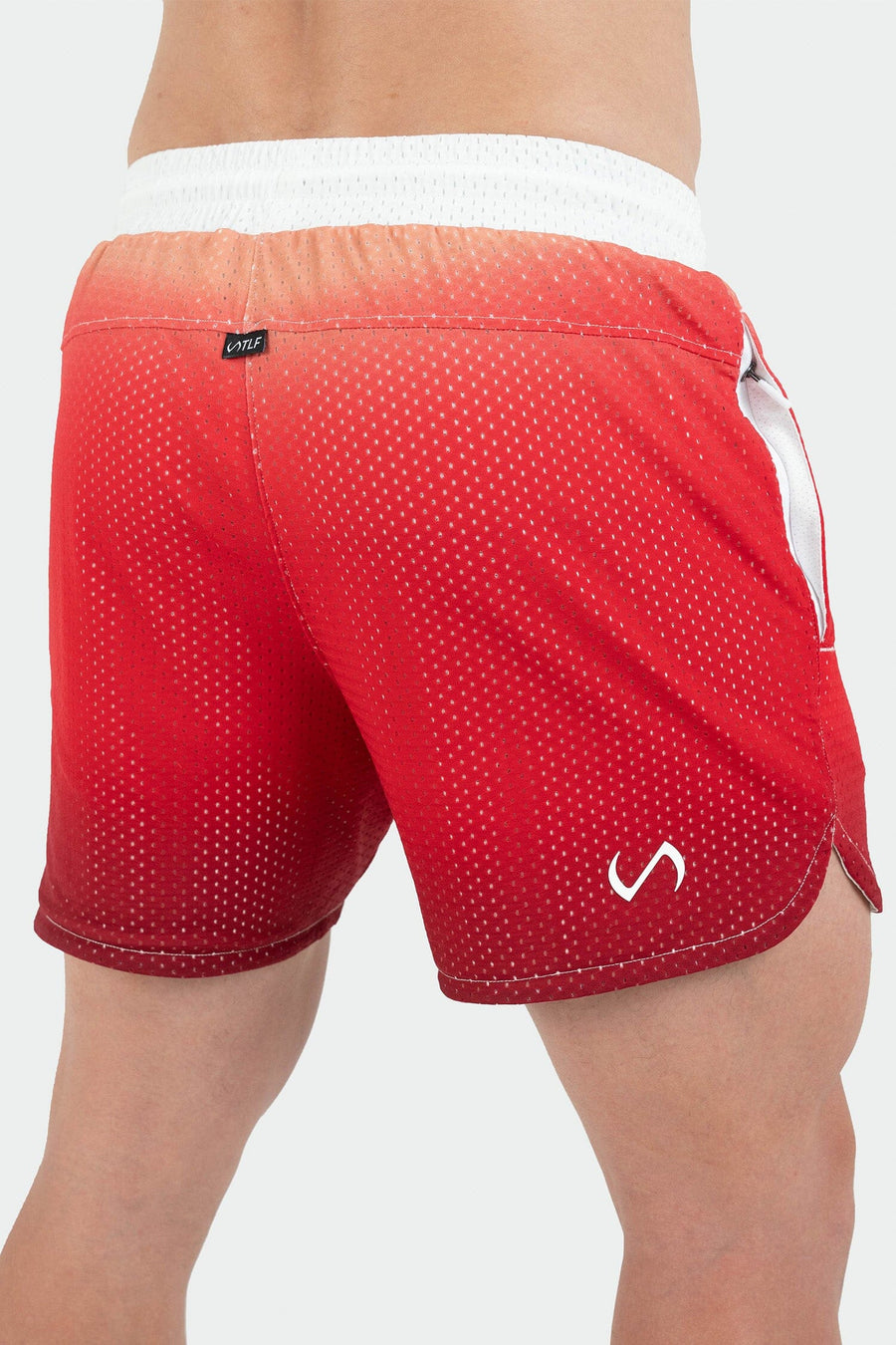 TLF Gts Ombre Mesh 5” Shorts Red Ombre 5