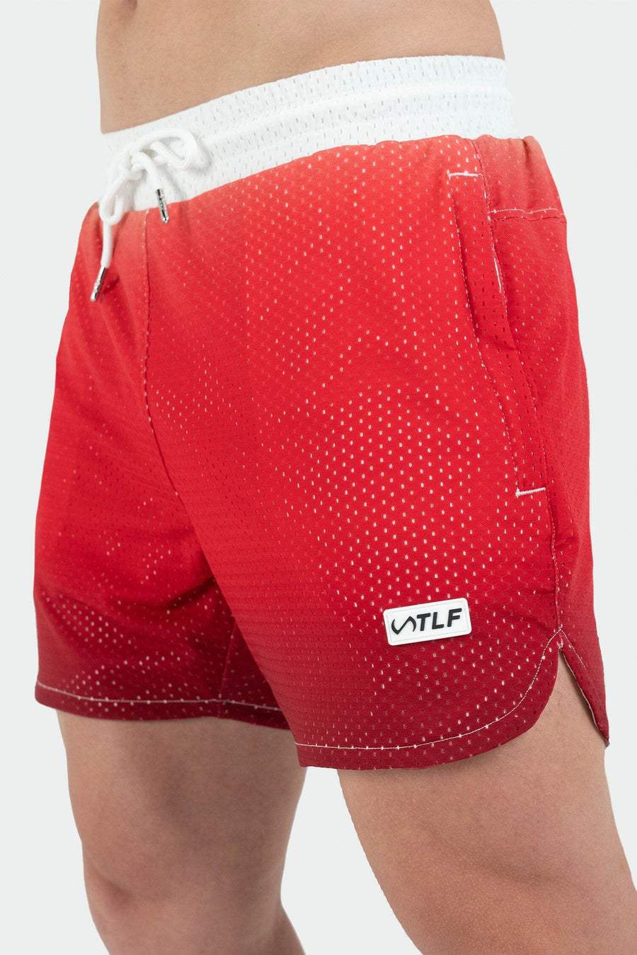 TLF Gts Ombre Mesh 5” Shorts Red Ombre 3